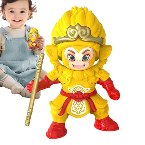 Affenpuppe Spielzeug | Gesichtswechsel Sammlerfigur,Realistische Dekorative Affenfigur Für Schreibtisch Bücherregal Und Wohnzimmer Deko von Generisch