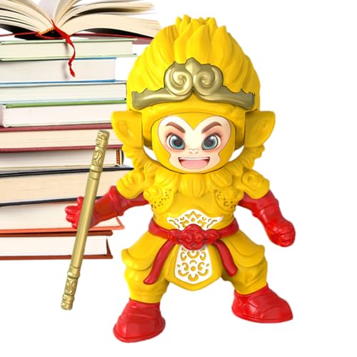 Affenpuppe Spielzeug | Gesichtswechsel Sammlerfigur - Realistische Dekorative Affenfigur Für Schreibtisch Bücherregal Und Wohnzimmer Deko von Generisch