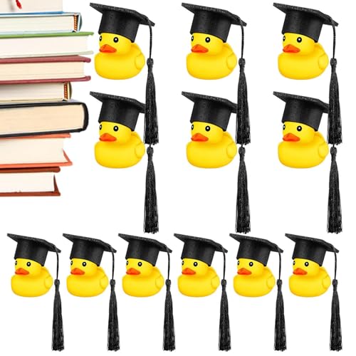 Akademiker Badeente Mit Diplom - Quietscheentchen Mit Doktorhut - Geschenk Bei Prüfungen Abschlussfeier Uni Universität Hochschule, 12/24 Stück Akademiker Badeente Mit Diplom - Quietscheentchen Mit Doktorhut - Geschenk Bei Prüfungen Abschlussfeier Uni Universität Hochschule, 12/24 Stück von Generisch