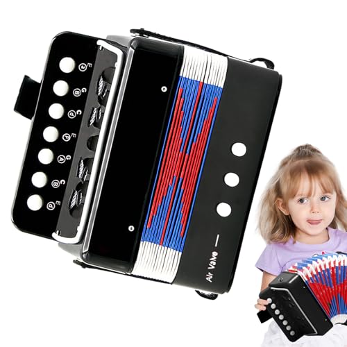 Akkordeoninstrument für - tragbar, Musikspielzeug, Lernspielzeug | Early Development Music Toy, für Anfänger, interaktiver Spaß für Sc von Generisch