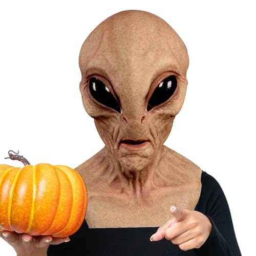 Alien Face Masque - Gloow in the Dark Face Masak, Comfortable Full Coverage Alien Costume | Halloween Scary Alien Masque Cosplay, Reusable Halloween Alien Masque Accessory Props for Cosplay, Party Alien Face Masque - Gloow in the Dark Face Masak, Comfortable Full Coverage Alien Costume | Halloween Scary Alien Masque Cosplay, Reusable Halloween Alien Masque Accessory Props for Cosplay, Party von Generisch