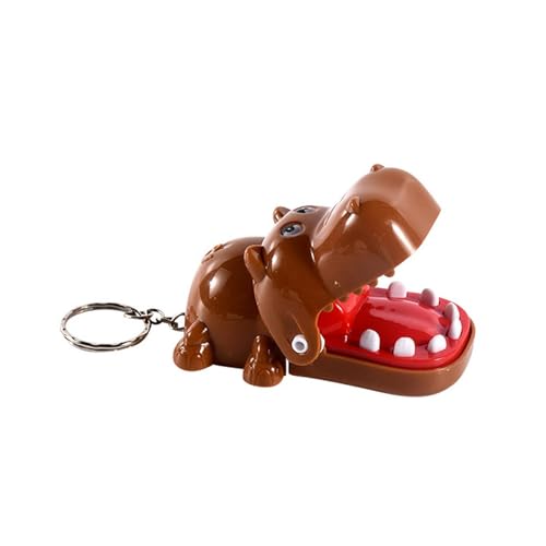 Alligator Bissspielzeug - Krokodil-Zähne-Spielzeug-Hippo-Hai-Beißspiel,Innovatives Schlüsselanhänger-Spielzeug Alligator Finger Biting Brettspiele für und Mädchen von Generisch