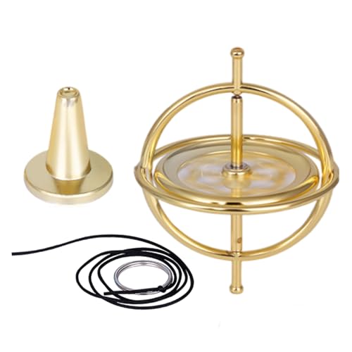 Alloy Finger Gyro Spinner Toy, Portable Rotating Fidget Toy for Stress Relief, Hand Spin Sensory Gadget for Adults, Teens, Friends, Lovers, Offices Playtime, 2.76x2.76x5.2 Inches Alloy Finger Gyro Spinner Toy, Portable Rotating Fidget Toy for Stress Relief, Hand Spin Sensory Gadget for Adults, Teens, Friends, Lovers, Offices Playtime, 2.76x2.76x5.2 Inches von Generisch