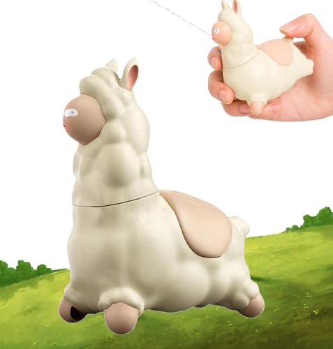 Alpaka -Wasserpistolen, Wasserpistole mit Drehkopf, Spuckendes Wasserspritzspielzeug für Sommer, Plastikpool -Spiele für den Sommer im Freien (1pcs) von Generisch