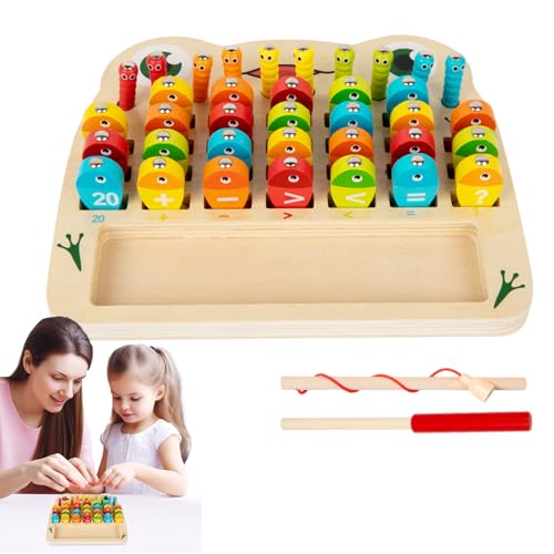 Alphabet-Angelspiel magnetisch, Zahlen-Angelspiel | Magnetisches Buchstaben-Zahlen-Farb-Matching-Puzzle|Feinmotorisches Lernspielzeug mit Zahlen für 3-, 4- und 5-jährige Kleinkinder von Generisch