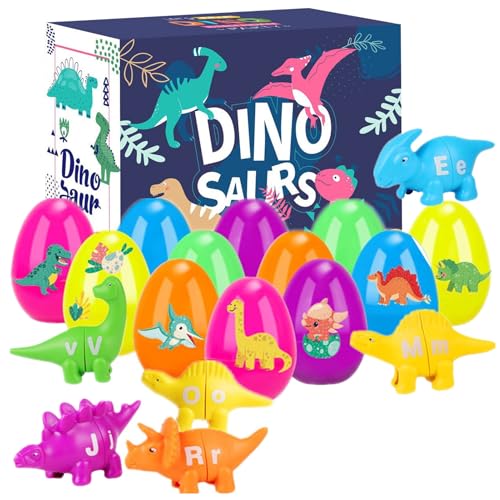 Alphabet-Dinosaurier-Matching-Lernspielzeug, Alphabet-Dino-Match-Buchstaben-Dinosaurier-Matching-Spiel,Buchstaben-Matching-Spiel, pädagogisches Alphabet-Dinosaurier, interaktives Kinderspielzeug für von Generisch