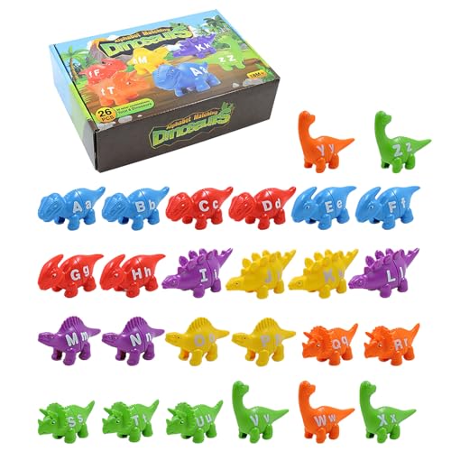 Alphabet-Dinosaurier-Matching-Lernspielzeug, Alphabet-Dino-Match-Buchstaben-Dinosaurier-Matching-Spiel,Buchstaben-Matching-Spiel, pädagogisches Alphabet-Dinosaurier, interaktives Kinderspielzeug für Alphabet-Dinosaurier-Matching-Lernspielzeug, Alphabet-Dino-Match-Buchstaben-Dinosaurier-Matching-Spiel,Buchstaben-Matching-Spiel, pädagogisches Alphabet-Dinosaurier, interaktives Kinderspielzeug für von Generisch