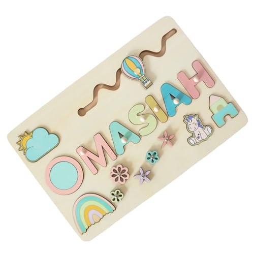 Alphabet -Puzzle, Kindername Puzzle, Alphabet Name Jigsaw Brettspiel, Farbenfroh Und Interaktiv, Lehrreich Und Unterhaltsam, 30x20x3cm/11.81x7.87x1,18 Zoll Für Und Mädchen von Generisch