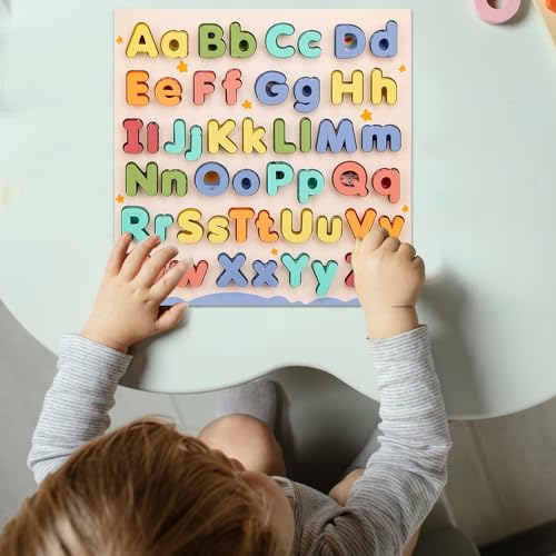 Alphabet -Puzzle - Holz Alphabet -Puzzletafel | Bildungsspielzeug Für Kleinkinder, Kindergarten | Passende Blöcke Bildungsspiel Für Kinder, Interaktives Sensorisches Spiel Für Vorschule, Kindergarten, Alphabet -Puzzle - Holz Alphabet -Puzzletafel | Bildungsspielzeug Für Kleinkinder, Kindergarten | Passende Blöcke Bildungsspiel Für Kinder, Interaktives Sensorisches Spiel Für Vorschule, Kindergarten, von Generisch