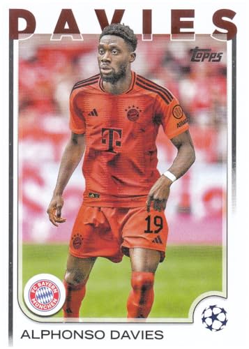 Alphonso Davies linker Verteidiger Bayern Topps UCC Fußball Sammelkarte 96 von Generisch