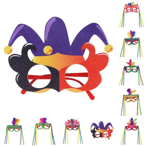 Amazon-Angebote,Maskenball,Maskenball Venezianische Maske Therian Mask Damen Herren Masken Kostüm Masquerade Fasching Hexenmaske Carnival Gesicht Verkleidung Ball,Hellviolett,One Size von Generisch