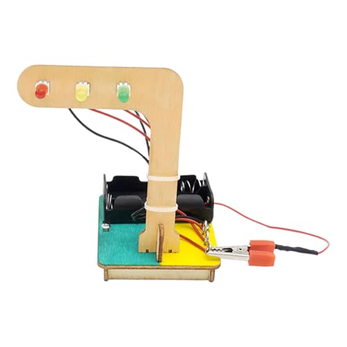 Ampel-Wissenschaftsexperimentset, Ampel-Spielzeugset - Zebrastreifen-Signalmodell, handgefertigtes Projekt-Set - Pädagogisches Verkehrs-Stoppschild-Lampen-Spielzeug-Spielset, Früherziehungs-Spielset f Ampel-Wissenschaftsexperimentset, Ampel-Spielzeugset - Zebrastreifen-Signalmodell, handgefertigtes Projekt-Set - Pädagogisches Verkehrs-Stoppschild-Lampen-Spielzeug-Spielset, Früherziehungs-Spielset f von Generisch