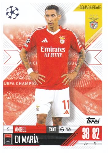 Ángel Di María t 7.5M Rechtsaußen SL Benfica Topps CL 2024-25 Fußball Sammelkarte 47 von Generisch