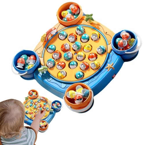 Angel-Lernspiele, Angelspiel-Spielzeug für Kinder, Magnetisches Angelspielzeug für Kinder mit Musik, Motorik-Angelspiele, interaktives rotierendes Brett-Partyspiel für die frühe Bildung Angel-Lernspiele, Angelspiel-Spielzeug für Kinder, Magnetisches Angelspielzeug für Kinder mit Musik, Motorik-Angelspiele, interaktives rotierendes Brett-Partyspiel für die frühe Bildung von Generisch