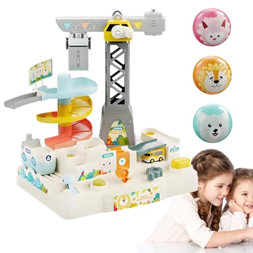 Animal Ball Adventure, Auto Adventure Toys Accessoires - Animal Theme Track Game - Interactive Fun Safe Adventure Toy für Kinder Mädchen Geburtstag Neujahr Weihnachten Ostern von Generisch