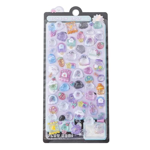 Animal Water Flaschenaufkleber - Kreative Wasserdichte Kinder Niedliche Cartoon -Design, Planer Journals Laptops Telefonkoffer | Wiederverwendbare Kinderbelohnungsaufkleber, Klassenzimmer -Schüler -Be von Generisch