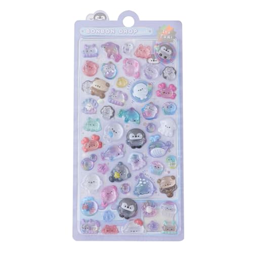 Animal Water Flaschenaufkleber - Kreative Wasserdichte Kinder Niedliche Cartoon -Design, Planer Journals Laptops Telefonkoffer | Wiederverwendbare Kinderbelohnungsaufkleber, Klassenzimmer -Schüler -Be Animal Water Flaschenaufkleber - Kreative Wasserdichte Kinder Niedliche Cartoon -Design, Planer Journals Laptops Telefonkoffer | Wiederverwendbare Kinderbelohnungsaufkleber, Klassenzimmer -Schüler -Be von Generisch