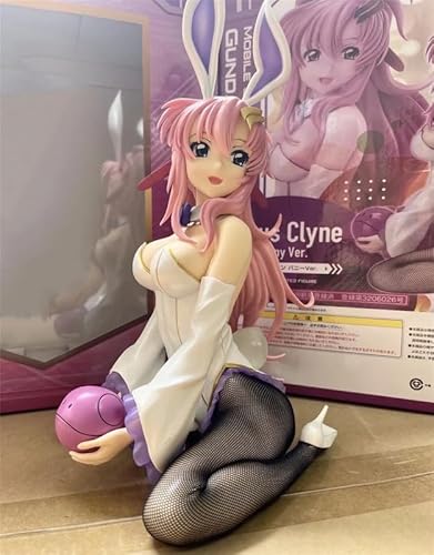 Anime-Action-Figuren ModelStatue – Rosa langes Haar mit einem Paar weißen Hasenohren auf dem Kopf. Tragen von weißer Kleidung mit langen Ärmeln, gepaart mit schwarzen Fischernetzsocken, H Anime-Action-Figuren ModelStatue – Rosa langes Haar mit einem Paar weißen Hasenohren auf dem Kopf. Tragen von weißer Kleidung mit langen Ärmeln, gepaart mit schwarzen Fischernetzsocken, H von Generisch