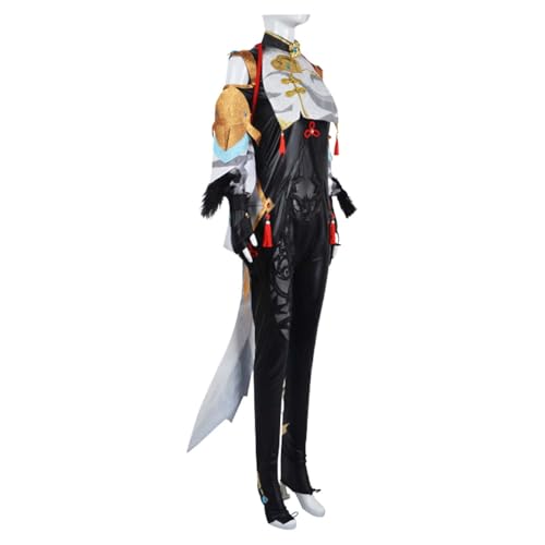 Anime G'enshin Impact Shenhe Cosplay Kostüm Rollenspiel Outfit mit Perücke Jacke Hose Zubehör Set Halloween Comic Con Party Karneval Uniform für Erwachsene Kinder Unisex Anzug Anime G'enshin Impact Shenhe Cosplay Kostüm Rollenspiel Outfit mit Perücke Jacke Hose Zubehör Set Halloween Comic Con Party Karneval Uniform für Erwachsene Kinder Unisex Anzug von Generisch
