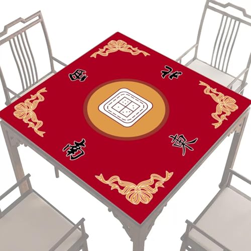Anti-Slip-Mahjong-Mat, 27x27-Zoll-Mahjong-Tischabdeckung für Kartenspiele, Spielmatte für Tisch, Spieltisch Cover, Brettspieltischmatte für, Poker, Karte Anti-Slip-Mahjong-Mat, 27x27-Zoll-Mahjong-Tischabdeckung für Kartenspiele, Spielmatte für Tisch, Spieltisch Cover, Brettspieltischmatte für, Poker, Karte von Generisch