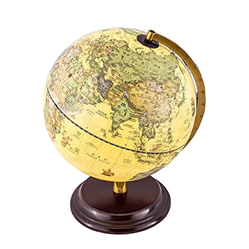 Antiker 25 cm Globus Welterde mit Halterung und warmem Licht for die Inneneinrichtung Antiker 25 cm Globus Welterde mit Halterung und warmem Licht for die Inneneinrichtung von Generisch