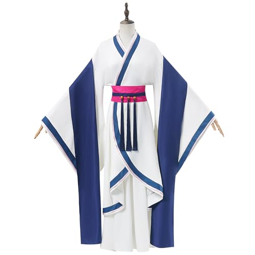 Apothecary Diaries Maomao Cosplay-Kostüm, Anime, weiblicher Kimono mit Schal, Halloween-Party-Uniform-Set von Generisch