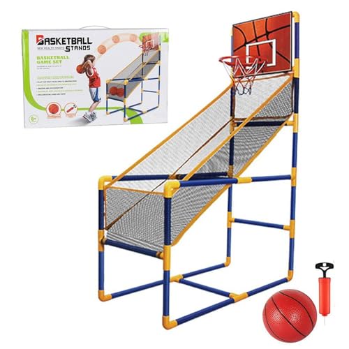 Arcade-Basketballspiel für Kinder - Großer mobiler Basketballständer, Arcade-Spiel mit abnehmbarem Indoor-Basketballkorb für Kinder | Basketballkorb, Outdoor-Sportspiele Arcade-Basketballspiel für Kinder - Großer mobiler Basketballständer, Arcade-Spiel mit abnehmbarem Indoor-Basketballkorb für Kinder | Basketballkorb, Outdoor-Sportspiele von Generisch