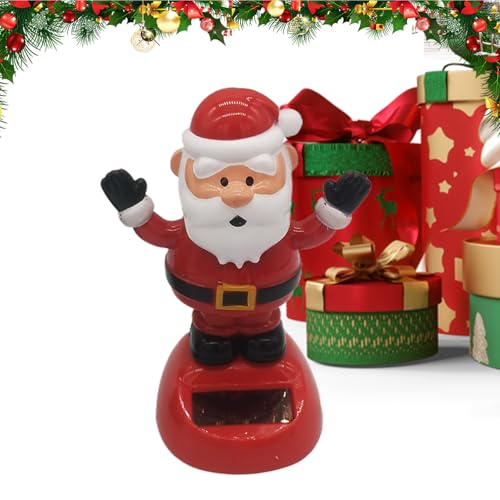 Armaturenbrett Solar-Tanzspielzeug Weihnachten,Weihnachts-Solar-Tanzfigur -Auto solarbetriebenes Schaukelspielzeug - Auto-Schüttelpuppe, Weihnachtsspielzeugfiguren, Dekoration für das Armaturenbrett, Armaturenbrett Solar-Tanzspielzeug Weihnachten,Weihnachts-Solar-Tanzfigur -Auto solarbetriebenes Schaukelspielzeug - Auto-Schüttelpuppe, Weihnachtsspielzeugfiguren, Dekoration für das Armaturenbrett, von Generisch
