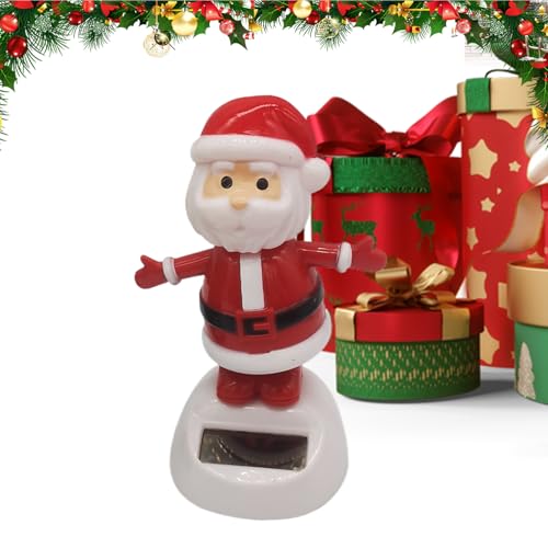 Armaturenbrett Solar-Tanzspielzeug Weihnachten,Weihnachts-Solar-Tanzfigur -Auto solarbetriebenes Schaukelspielzeug - Auto-Schüttelpuppe, Weihnachtsspielzeugfiguren, Dekoration für das Armaturenbrett, Armaturenbrett Solar-Tanzspielzeug Weihnachten,Weihnachts-Solar-Tanzfigur -Auto solarbetriebenes Schaukelspielzeug - Auto-Schüttelpuppe, Weihnachtsspielzeugfiguren, Dekoration für das Armaturenbrett, von Generisch