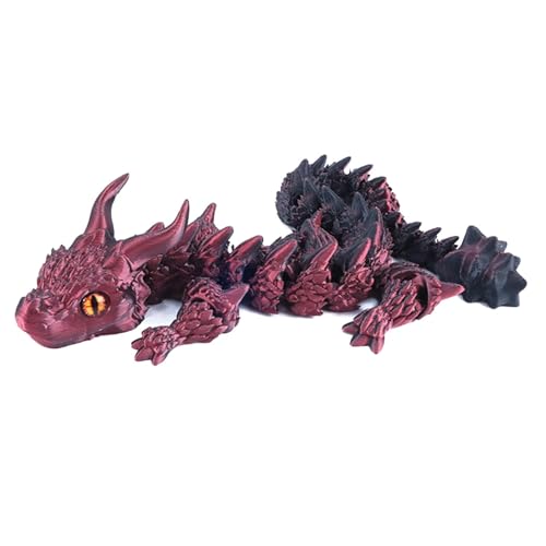 Articulated Dragon, 3D Printed Dragon, Flexible Joints Bendable Fantasy Simulation Fidget Toy for Home Workplace Executive Desk Decoration, 11.81x1.97x1.97 inches, 50g Articulated Dragon, 3D Printed Dragon, Flexible Joints Bendable Fantasy Simulation Fidget Toy for Home Workplace Executive Desk Decoration, 11.81x1.97x1.97 inches, 50g von Generisch