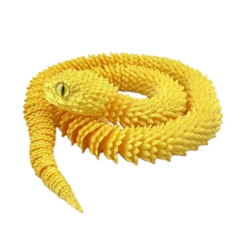 Articulated Snake – Realistic Desk Pet Toy, Flexible Collectible Figurine | Unique 3D Printed Animal Ornament, Sensory Fidget Snake for Kids, Children, Adults, Men, Women, Office Display Decoration Articulated Snake – Realistic Desk Pet Toy, Flexible Collectible Figurine | Unique 3D Printed Animal Ornament, Sensory Fidget Snake for Kids, Children, Adults, Men, Women, Office Display Decoration von Generisch