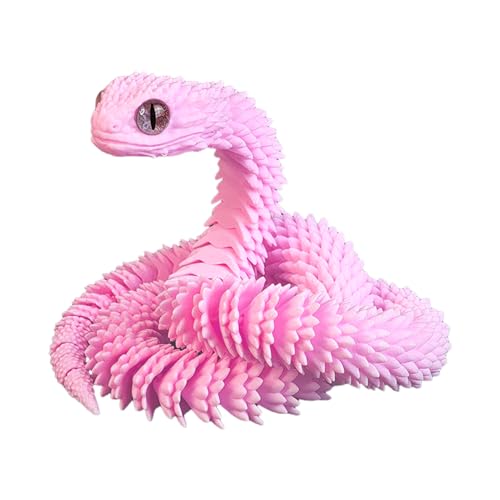 Articulated Snake – Realistic Desk Pet Toy, Flexible Collectible Figurine | Unique 3D Printed Animal Ornament, Sensory Fidget Snake for Kids, Children, Adults, Men, Women, Office Display Decoration Articulated Snake – Realistic Desk Pet Toy, Flexible Collectible Figurine | Unique 3D Printed Animal Ornament, Sensory Fidget Snake for Kids, Children, Adults, Men, Women, Office Display Decoration von Generisch