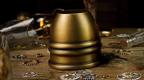 Artistic Chop Cup and Balls (Brass) by TCC, Magic Trick, Beginner, Close Up Magic von Generisch