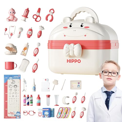 Arzt-Spielset für Kinder, -Arzt-Set - Spiel-Doktor-Set für Kinder,Arzt-Rollenspiel für Kinder, Rollenspiel-Spielzeugset, -Rollenspielset mit Aufbewahrungskoffer Arzt-Spielset für Kinder, -Arzt-Set - Spiel-Doktor-Set für Kinder,Arzt-Rollenspiel für Kinder, Rollenspiel-Spielzeugset, -Rollenspielset mit Aufbewahrungskoffer von Generisch