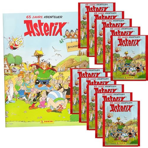 Asterix - 65 Jahre Abenteuer - Sammelsticker - 1 Sammelalbum + 10 Tüten Asterix - 65 Jahre Abenteuer - Sammelsticker - 1 Sammelalbum + 10 Tüten von Generisch