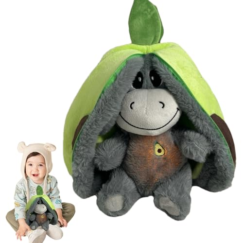 Atmendes Stofftier Esel, Schlafender Plüsch Esel, Süßes Esel Plüschkissen, Cartoon-Tier-Plüschtiere Mit Realistischen Atembewegungslichtern Und Musik, Frühpädagogik-Puppen-Plüschkissen Für Kinder Atmendes Stofftier Esel, Schlafender Plüsch Esel, Süßes Esel Plüschkissen, Cartoon-Tier-Plüschtiere Mit Realistischen Atembewegungslichtern Und Musik, Frühpädagogik-Puppen-Plüschkissen Für Kinder von Generisch