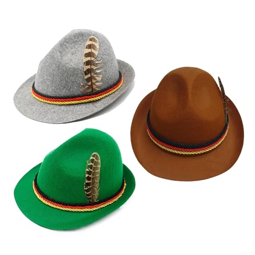 Atmungsaktiver leichter Cowboyhut aus Filz für Damen & Herren, Western Oktoberfest Partyhut, langlebiger Dekorhut für Halloween Cosplay, Country-Musik Atmungsaktiver leichter Cowboyhut aus Filz für Damen & Herren, Western Oktoberfest Partyhut, langlebiger Dekorhut für Halloween Cosplay, Country-Musik von Generisch