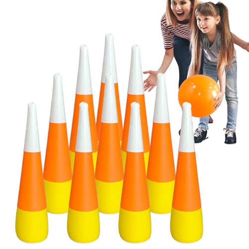 Aufblasbare Bowlingausbildung Motor Skills Spielzeug - Weiche Schaumstoff -Bowlingstifte, Große Leichte Bälle | Child Safe, Farbenfrohe Sportkoordinationsset, Hinterhofunterhaltung Für Aufblasbare Bowlingausbildung Motor Skills Spielzeug - Weiche Schaumstoff -Bowlingstifte, Große Leichte Bälle | Child Safe, Farbenfrohe Sportkoordinationsset, Hinterhofunterhaltung Für von Generisch