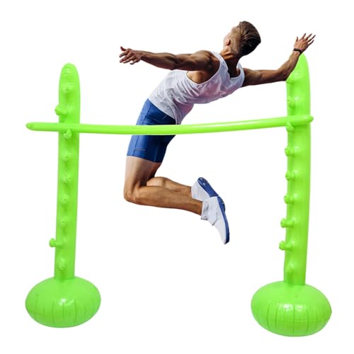 Aufblasbare Hochsprungstange für Outdoors - Fun Game Prop Yard Toy | Tragbare Backyard -Aktivitätsdekoration, Pool Challenge Entertainment Kinder Mädchen Erwachsene, leichte Sportpartyspielausr von Generisch