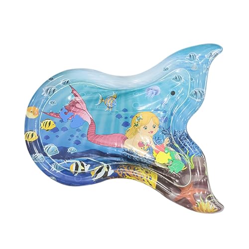 Aufblasbare Wasserspielmatte, Sensor Wasserspiel Mat | Interaktive Wasserpolster aufblasbare sensorische Spielzeuge - Activity Play Center, Early Development Pad mit integriertem Sensor für Innen im F von Generisch