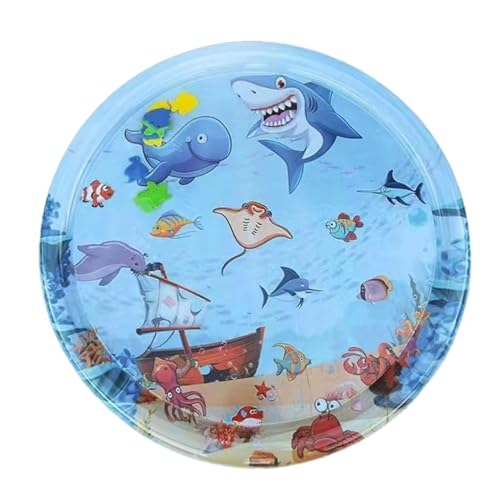 Aufblasbare sensorische Wassermatte für Haustiere und Babys, 100 x 100 cm Sensory Water Mat, Sommer Wasserspielmatte, Kühlmatte, Wasserbett für Hunde, Katzen und Kinder Aufblasbare sensorische Wassermatte für Haustiere und Babys, 100 x 100 cm Sensory Water Mat, Sommer Wasserspielmatte, Kühlmatte, Wasserbett für Hunde, Katzen und Kinder von Generisch