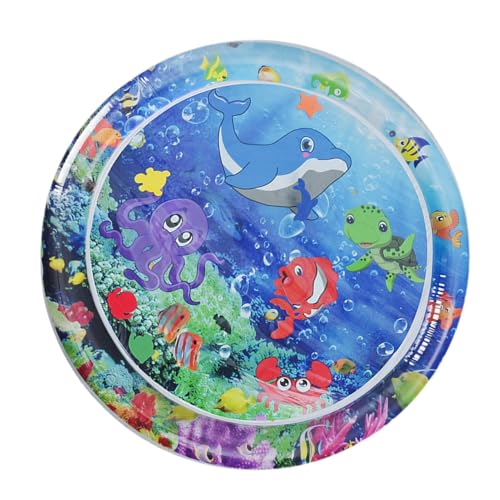 Aufblasbare sensorische Wassermatte für Haustiere und Babys, 100 x 100 cm Sensory Water Mat, Sommer Wasserspielmatte, Kühlmatte, Wasserbett für Hunde, Katzen und Kinder Aufblasbare sensorische Wassermatte für Haustiere und Babys, 100 x 100 cm Sensory Water Mat, Sommer Wasserspielmatte, Kühlmatte, Wasserbett für Hunde, Katzen und Kinder von Generisch