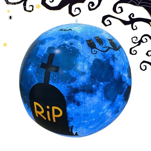 Aufblasbarer Ball, Strandball, Halloween-Dekoration, großer aufblasbarer Ball, Outdoor-Gartendekoration für Weihnachten, Halloween, Mottoparty Aufblasbarer Ball, Strandball, Halloween-Dekoration, großer aufblasbarer Ball, Outdoor-Gartendekoration für Weihnachten, Halloween, Mottoparty von Generisch