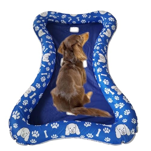 Aufblasbarer Schwimmer für Hunde | Rutschfeste Schwimmmatte für Haustiere - Wasserteppich mit Inflatable Design für Schwimmen See Garten Outdoor Aktivitäten im Freien von Generisch
