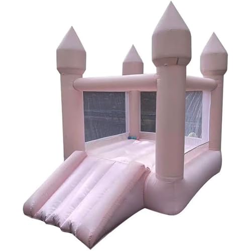 Aufblasbares Hüpfhaus mit Rutsche – Rosa Schloss Sprungbett für 1-3 Jahre, Indoor und Outdoor Aufblasbares Hüpfhaus mit Rutsche – Rosa Schloss Sprungbett für 1-3 Jahre, Indoor und Outdoor von Generisch