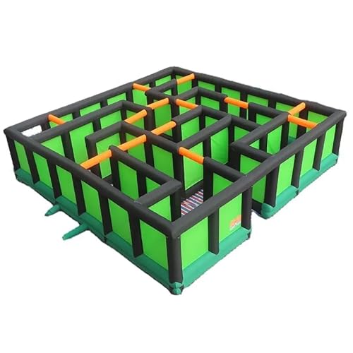 Aufblasbares Labyrinth für Halloween - Spukabenteuerkurs, lustiges Sportspiel für Outdoor-Events, fesselnde Puzzle-Aktivität von Generisch