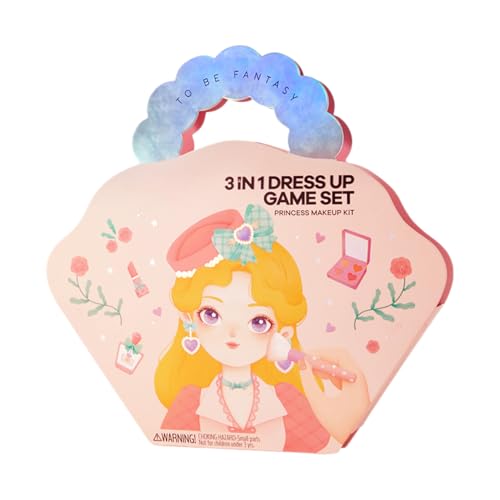Aufkleber-Make-up-Spiel, Papierbastelsets für Kinder | Aufkleber-Anziehspielset für Mädchen,Papier-Make-up-Spielzeugset für Mädchen, Sticker-Aktivitätsbuch für , , Kinder von Generisch