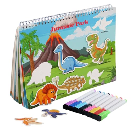 Aufkleberbuch, Quiet Sticker Book Cuted | Bildungskinder Aufkleber Buchkalender Form | Konzentration Verbund Heimschule Unterhaltsames sensorisches Spielzeug für Schlafzimmer, Reisen von Generisch