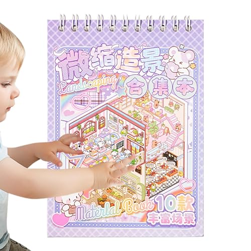 Aufkleberszene - Kreative Aufkleber -Therapie | Cartoon House Landscaping Sticcker Set Store Geeignet Für Entspannung, Handwerk, Scrapbooking Und Das Fantasievolle Spiel Der Kinder Aufkleberszene - Kreative Aufkleber -Therapie | Cartoon House Landscaping Sticcker Set Store Geeignet Für Entspannung, Handwerk, Scrapbooking Und Das Fantasievolle Spiel Der Kinder von Generisch