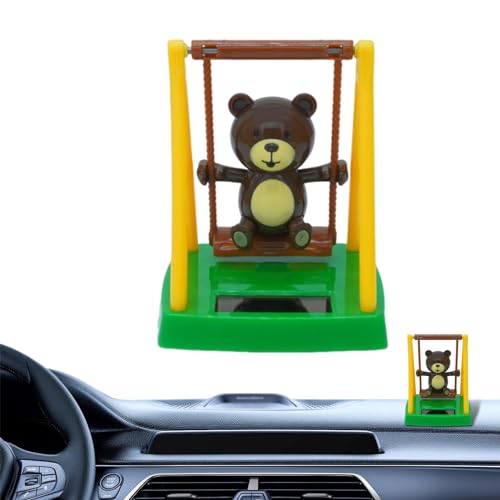 Auto-Armaturenbrett-Schaukelbär-Dekoration, schwingender Bär-Solarspielzeug,Niedlicher Schaukelbär, Schreibtisch- und Armaturenbrett-Dekoration, Kinderspielzeug - Solar-Armaturenbrett-Puppe, dekorativ Auto-Armaturenbrett-Schaukelbär-Dekoration, schwingender Bär-Solarspielzeug,Niedlicher Schaukelbär, Schreibtisch- und Armaturenbrett-Dekoration, Kinderspielzeug - Solar-Armaturenbrett-Puppe, dekorativ von Generisch